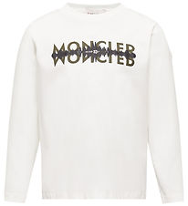 Moncler Bluse - Natural m. Print Moncler Bluse - Natural m. Print