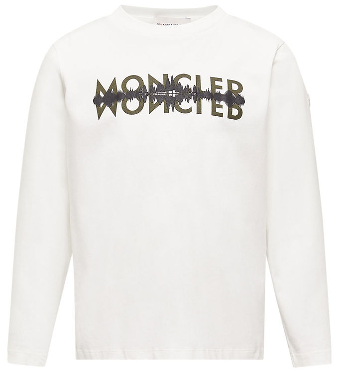 Moncler Bluse - Natural m. Print