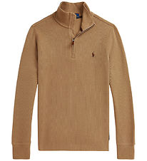 Polo Ralph Lauren Bluse - Strik - Camel Polo Ralph Lauren Bluse - Strik - Camel