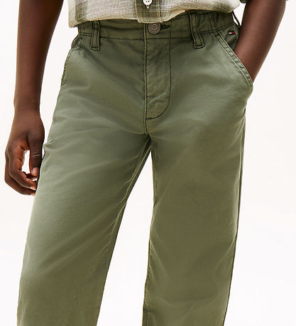 Tommy Hilfiger Bukser - Cargo - Pewter Green