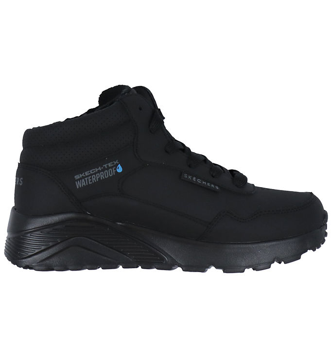 Skechers Sko - Tex - Uno Lite - Aqua Ave - Sort