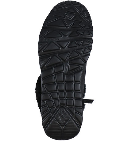 Skechers Vinterstøvler - Uno Lite Cozy Leopard - Sort