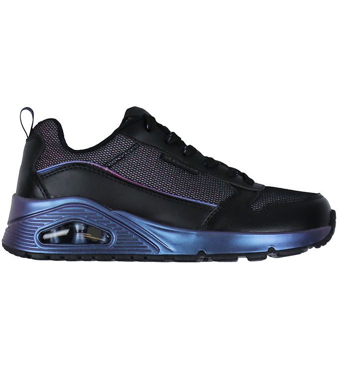 Skechers Sko - Uno Sparkle Lite - Black/Multi
