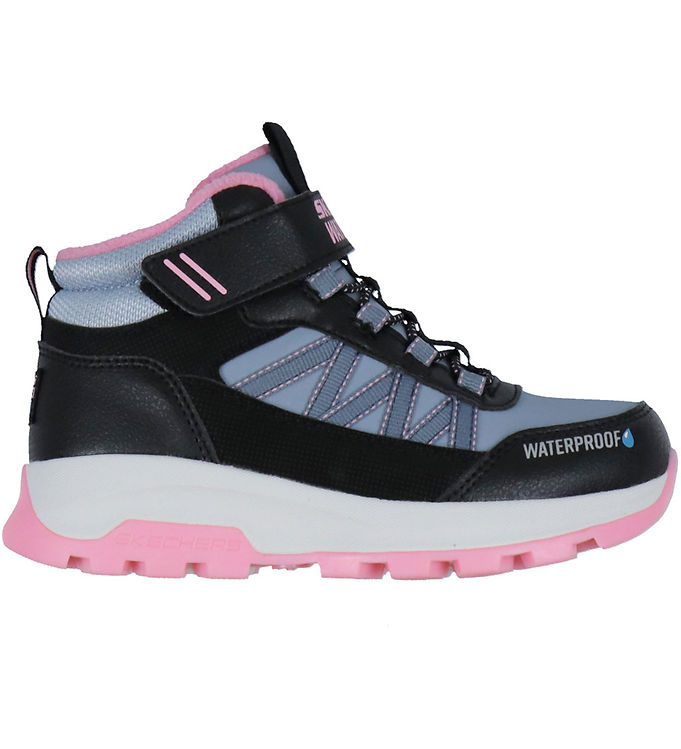 Skechers Støvler - Storm Blazer - Tex - Black/Light Pink