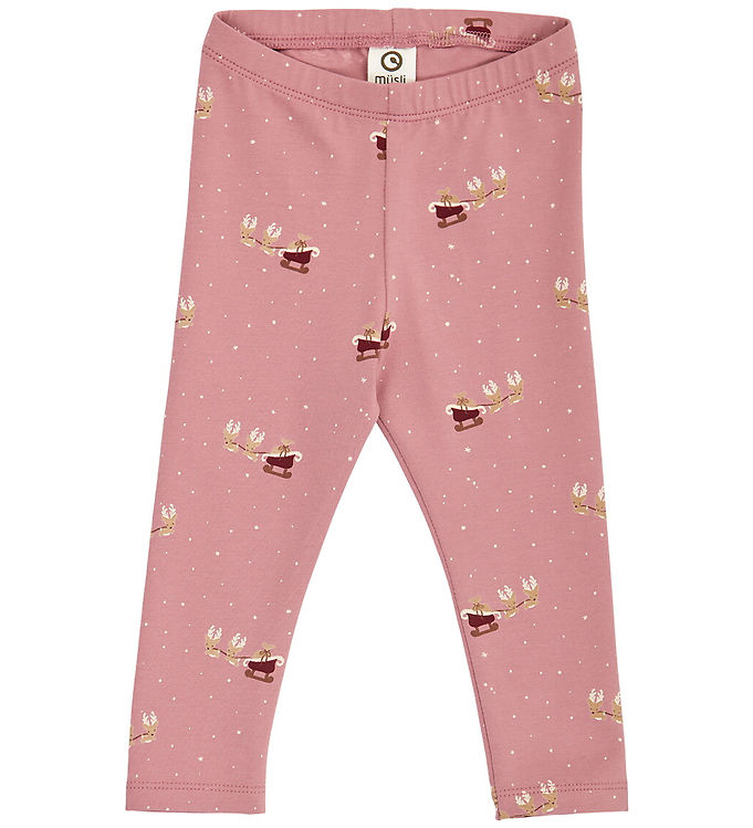 Müsli Leggings - Christmas - Nostalgia Rose/Cabernet/Balsam Crea