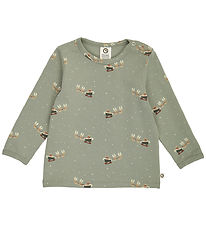 Müsli Bluse - Christmas - Shadow/Deep Green/Balsam Cream Müsli Bluse - Christmas - Shadow/Deep Green/Balsam Cream