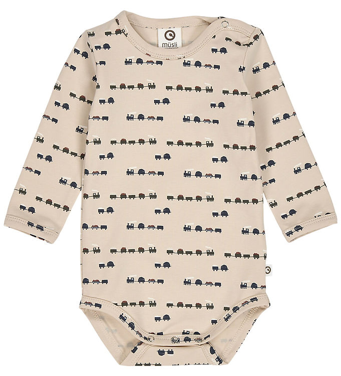 Müsli Body l/æ - Train - Oak/Root/Deep Green