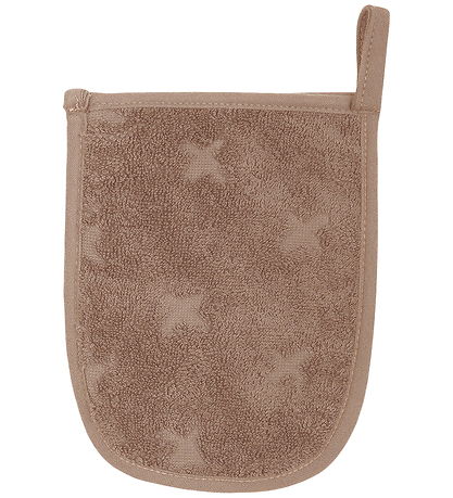 Müsli Badehandsker - 3-pak - 14x18 cm - Walnut