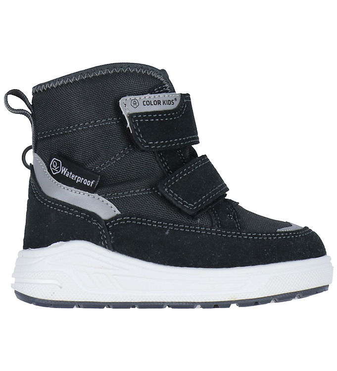 Color Kids Vinterstøvler - m. Velcro - Phantom