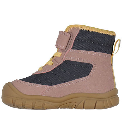 Color Kids Vinterstøvler - m. Velcro - Woodrose Color Kids Vinterstøvler - m. Velcro - Woodrose