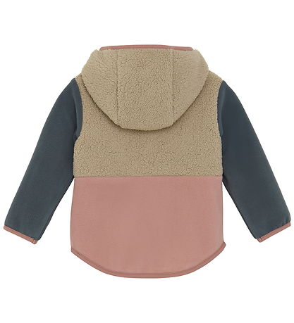 Color Kids Fleecejakke - Baby Teddy - Woodrose