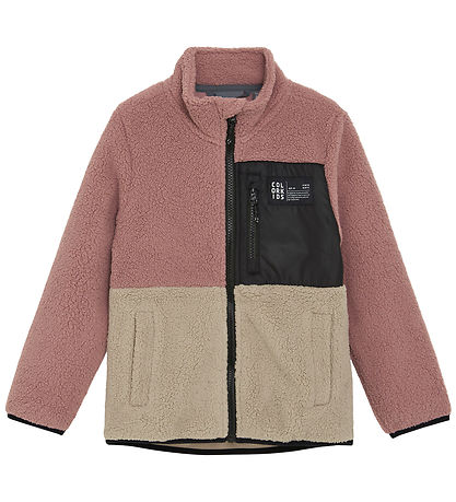 Color Kids Fleecejakke - Woodrose
