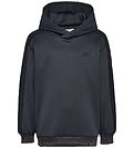 Hummel Hoodie - hmlJR Performance - Interlock Hoddie - Ebony