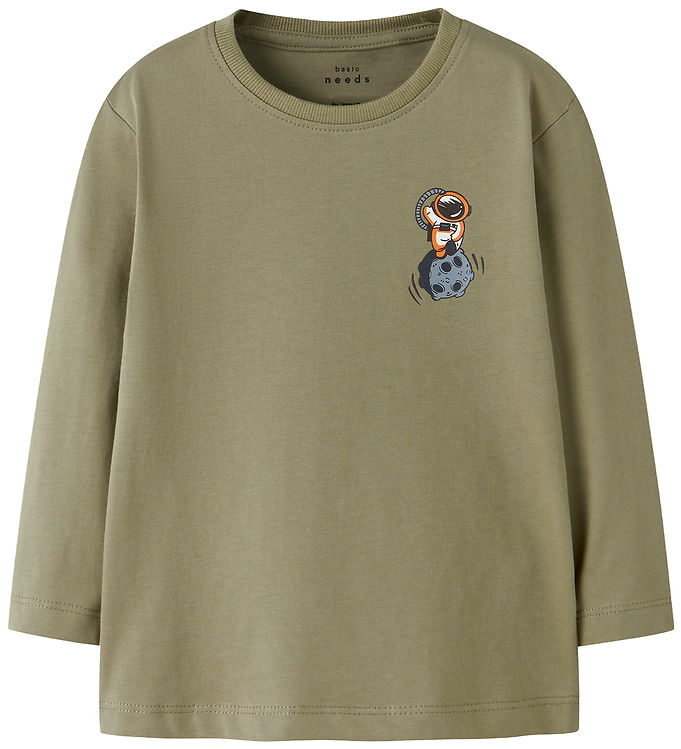 NAME IT Langærmet Bluse Victor Mermaid Spaceman