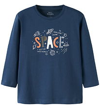 Name It Bluse - NmmVictor - Insignia Blue/Space Name It Bluse - NmmVictor - Insignia Blue/Space