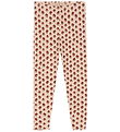 Konges Sløjd Leggings - Rib - Nia - Ruby Rose m. Hulmønster Konges Sløjd Leggings - Rib - Nia - Ruby Rose m. Hulmønster