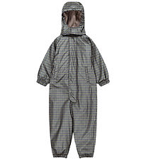 Konges Sløjd Flyverdragt - PU - Rain - Laurel Blue Check Konges Sløjd Flyverdragt - PU - Rain - Laurel Blue Check