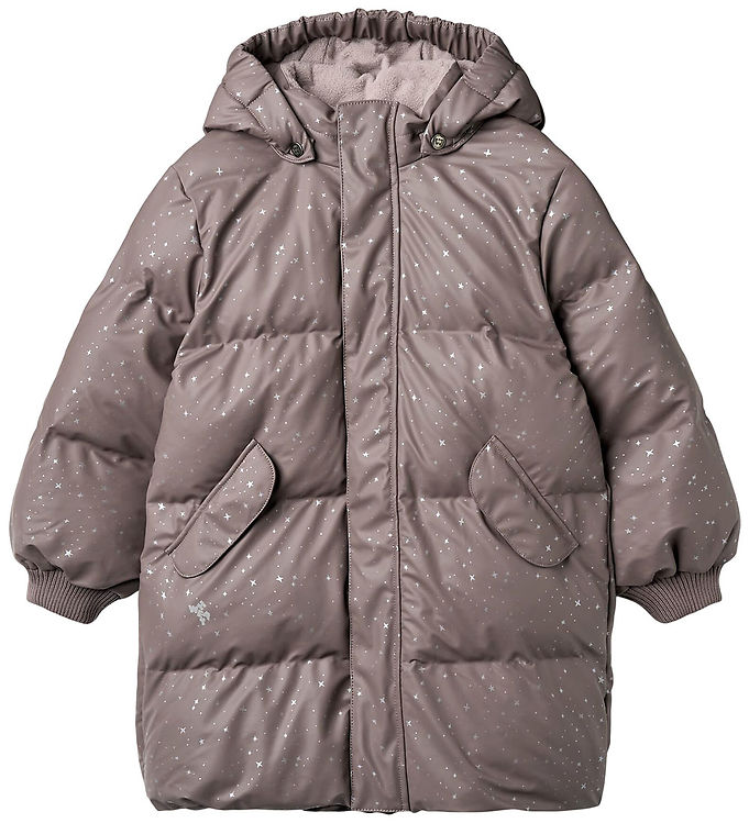 Wheat Dynejakke - PU - Coast - Purple Stone Stars