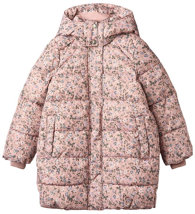 Wheat Dynejakke - Yrsa - Rose Powder Flowers