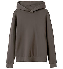 LMTD Hættetrøje - Noos - NlnNizu - Chocolate Brown LMTD Hættetrøje - Noos - NlnNizu - Chocolate Brown