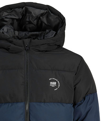 Jack & Jones Dynejakke - JjMaze - Sky Captain/WHITE LOGO