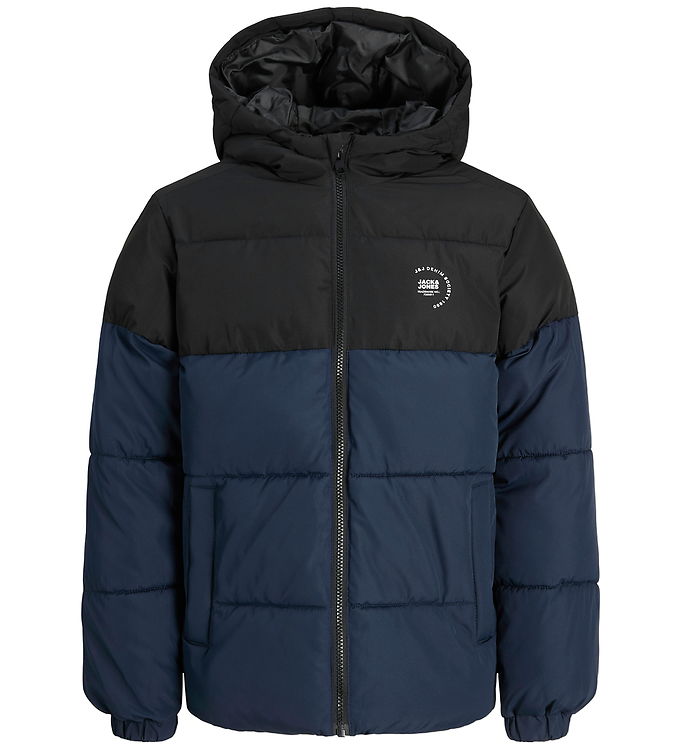 Jack & Jones Dynejakke - JjMaze - Sky Captain/WHITE LOGO