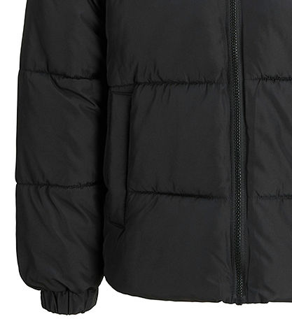 Jack & Jones Dynejakke - JjMaze - Black/WHITE LOGO Jack & Jones Dynejakke - JjMaze - Black/WHITE LOGO