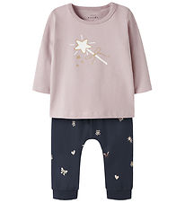 Name It Nattøj 2-delt - NbfVubie - Burnished Lilac/Navy Blazer Name It Nattøj 2-delt - NbfVubie - Burnished Lilac/Navy Blazer