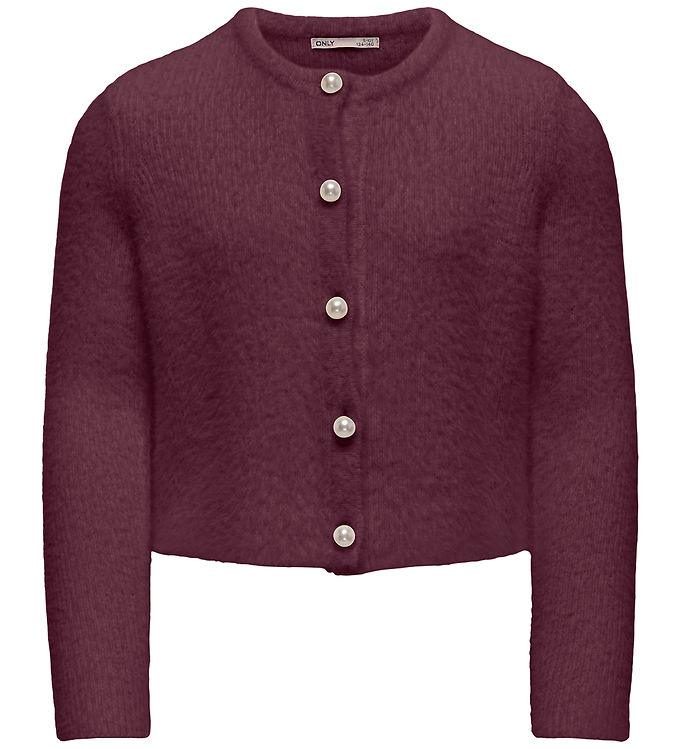 Kids Only Cardigan - Strik - Noos - KogPiumo - Mauve Wine