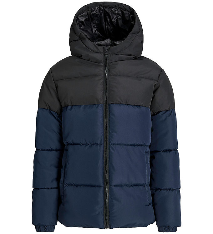 Jack & Jones Dynejakke - JjMaze - Sky Captain/BLACK BLOCKING