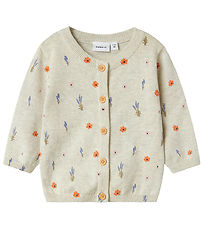Name It Cardigan - Strik - NbfOhio - Peyote Melange Name It Cardigan - Strik - NbfOhio - Peyote Melange