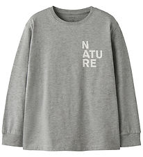 Name It Bluse - NkmOrson - Grey Melange Name It Bluse - NkmOrson - Grey Melange