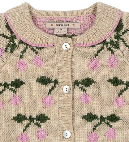 Konges Sløjd Cardigan - Uld - Strik - Belou - Cherry