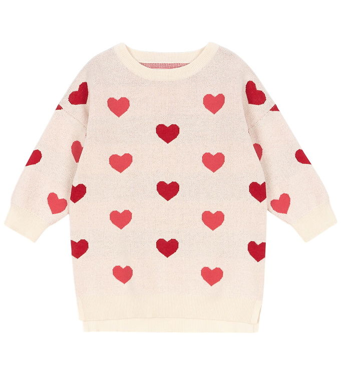 Konges Sløjd Kjole - Strik - Lapis - Coeur Color/Duo Pink