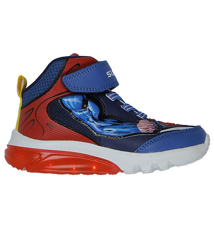 Geox Støvler m. Lys - J Ciberdron - Blå/Rød m. Superman Geox Støvler m. Lys - J Ciberdron - Blå/Rød m. Superman