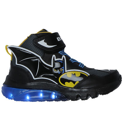 Geox Støvler m. Lys - J Ciberdron - Sort/Gul m. Batman