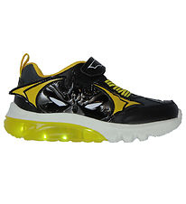 Geox Sko m. Lys - J Ciberdron - Sort/Gul m. Batman Geox Sko m. Lys - J Ciberdron - Sort/Gul m. Batman