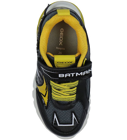 Geox Sko m. Lys - J Ciberdron - Sort/Gul m. Batman