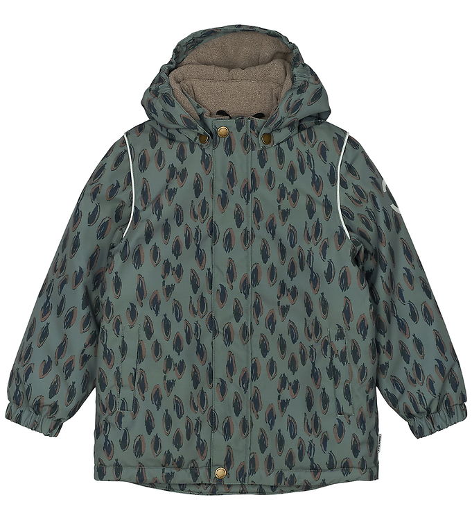 Mikk-line Børne Vinterjakke m. BIONIC-FINISH ® ECO coating - Balsam Green - 92