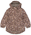 Mikk-Line Vinterjakke - Recycled - Sparrow m. Blomster Mikk-Line Vinterjakke - Recycled - Sparrow m. Blomster