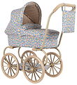 Konges Sløjd Dukkebarnevogn - Minnie - Fleur Rosier Konges Sløjd Dukkebarnevogn - Minnie - Fleur Rosier