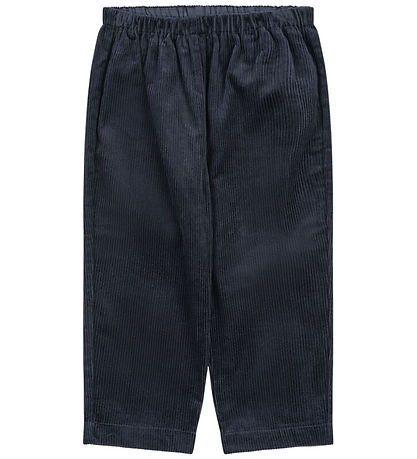 Pantalon en Velours Côtelé Konges Sløjd - Sully - Total Eclipse