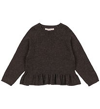 Konges Sløjd Bluse - Strik -  Cathy - Brown Melange Konges Sløjd Bluse - Strik -  Cathy - Brown Melange