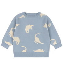 Konges Sløjd Bluse - Strik - Lapis - Dino Mist Konges Sløjd Bluse - Strik - Lapis - Dino Mist