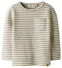 Lil Atelier Bluse - Strik - NmmThoro - Turtledove/Sepia Tint Lil Atelier Bluse - Strik - NmmThoro - Turtledove/Sepia Tint