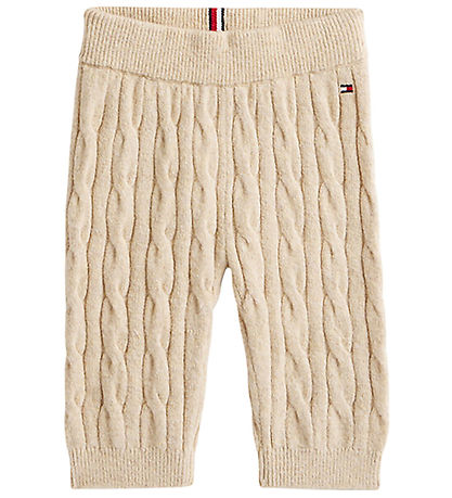 Tommy Hilfiger Gaveæske - Bluse/Bukser/Hue - Strik - Malted Milk
