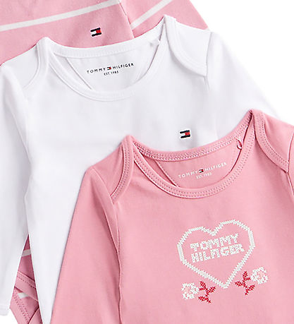 Tommy Hilfiger Gaveæske - Bodyer l/æ - 3-pak - Mystic Pink