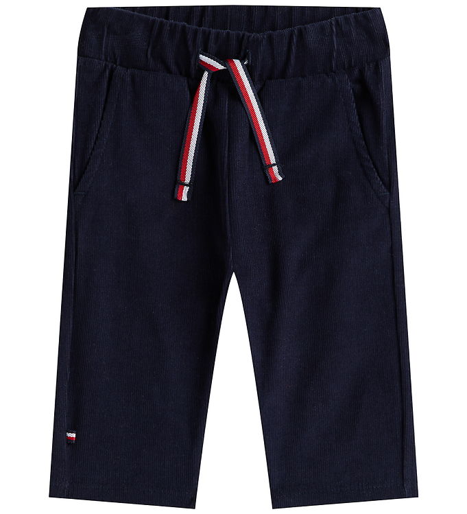 Tommy Hilfiger Fløjlsbukser - Dark Night Navy
