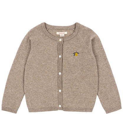 Konges Sløjd Cardigan - Uld - Strik - Mattou - Lysebrun
