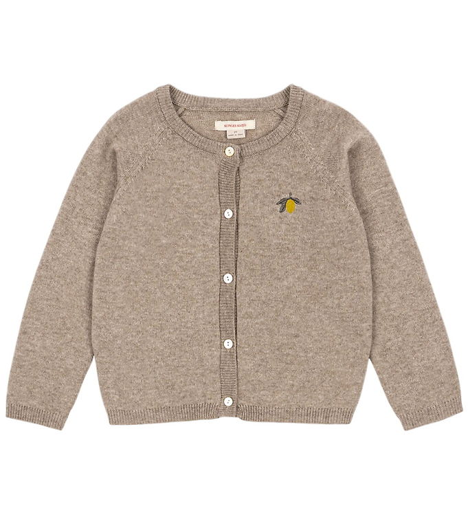 Konges Sløjd Cardigan - Uld - Strik - Mattou - Lysebrun